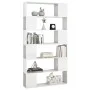 Glänzend weißes Raumteilerregal 100x24x188 cm von vidaXL, Bücherregale und Regale - Ref: Foro24-3082077, Preis: 147,87 €, Rab...