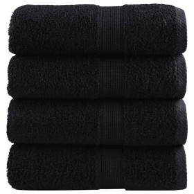 Toallas SOLUND 4 unidades negro 30x30 cm 600 gsm de , Toallas - Ref: Foro24-137420, Precio: 14,83 €, Descuento: %