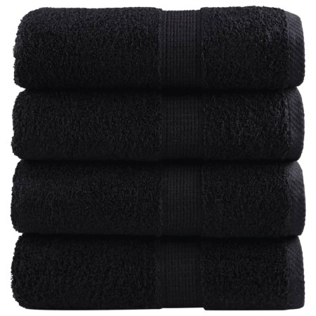 Toallas SOLUND 4 unidades negro 30x30 cm 600 gsm by , Towels - Ref: Foro24-137420, Price: 14,83 €, Discount: %