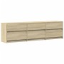 Mueble de TV LED madera de ingeniería roble Sonoma 180x34x50 cm by , TV Furniture - Ref: Foro24-3307928, Price: 163,56 €, Dis...