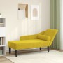 Sofá diván con cojines terciopelo amarillo by , Daybeds - Ref: Foro24-4007594, Price: 157,61 €, Discount: %