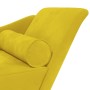 Sofá diván con cojines terciopelo amarillo by , Daybeds - Ref: Foro24-4007594, Price: 157,61 €, Discount: %