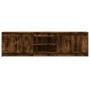 Mueble de TV LED madera ingeniería roble ahumado 180x34x50 cm de , Muebles TV - Ref: Foro24-3307916, Precio: 177,51 €, Descue...