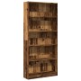 Estantería madera de ingeniería color envejecido 80x24x176 cm by , Bookcases and shelves - Ref: Foro24-857860, Price: 79,21 €...