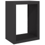 Leñero de acero negro 60x40x80 cm von , Brennholztaschen und -halter - Ref: Foro24-850996, Preis: 93,27 €, Rabatt: -5%%