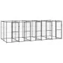 Stahl-Außenzwinger 12,1 m² von vidaXL, Hundehütten und Zäune - Ref: Foro24-3082263, Preis: 775,74 €, Rabatt: %