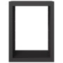 Leñero de acero negro 60x40x80 cm von , Brennholztaschen und -halter - Ref: Foro24-850996, Preis: 93,27 €, Rabatt: -5%%