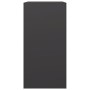 Leñero de acero negro 60x40x80 cm von , Brennholztaschen und -halter - Ref: Foro24-850996, Preis: 93,27 €, Rabatt: -5%%