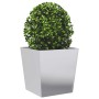 Jardinera de acero galvanizado 50x50x50 cm von , Töpfe und Pflanzgefäße - Ref: Foro24-851076, Preis: 45,76 €, Rabatt: %