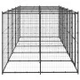 Perrera de exterior de acero 12,1 m² de vidaXL, Casetas y cercados para perros - Ref: Foro24-3082263, Precio: 763,98 €, Descu...