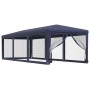 Carpa para fiestas con 8 paredes de malla HDPE azul 3x9 m by , Tents and gazebos - Ref: Foro24-319242, Price: 145,14 €, Disco...