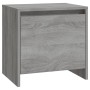Mesita de noche madera de ingeniería gris Sonoma 45x34x44,5 cm by , Nightstands - Ref: Foro24-813046, Price: 36,07 €, Discoun...
