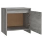 Mesita de noche madera de ingeniería gris Sonoma 45x34x44,5 cm by , Nightstands - Ref: Foro24-813046, Price: 36,07 €, Discoun...