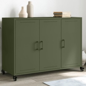 Aparador de acero verde oliva 100,5x39x72 cm von , Sideboards - Ref: Foro24-846684, Preis: 176,89 €, Rabatt: %