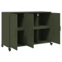 Aparador de acero verde oliva 100,5x39x72 cm von , Sideboards - Ref: Foro24-846684, Preis: 176,89 €, Rabatt: %