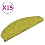 Alfombras de peldaños de escalera 15 uds verde 65x21x4 cm by , Stair mats - Ref: Foro24-322383, Price: 85,64 €, Discount: %