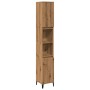 Armario de baño madera contrachapada roble artisan 30x30x190 cm by , bathroom vanities - Ref: Foro24-857106, Price: 111,32 €,...