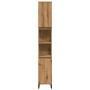 Armario de baño madera contrachapada roble artisan 30x30x190 cm by , bathroom vanities - Ref: Foro24-857106, Price: 111,32 €,...