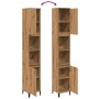 Armario de baño madera contrachapada roble artisan 30x30x190 cm by , bathroom vanities - Ref: Foro24-857106, Price: 111,32 €,...