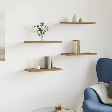 Estantes pared 4 ud madera ingeniería roble artisan 40x20x1,5cm von , Regale - Ref: Foro24-856292, Preis: 23,84 €, Rabatt: %