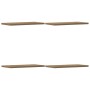Estantes pared 4 ud madera ingeniería roble artisan 40x20x1,5cm von , Regale - Ref: Foro24-856292, Preis: 23,84 €, Rabatt: %