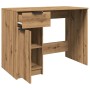 Escritorio de madera de ingeniería roble artisan 100x50x75 cm by , Desks - Ref: Foro24-856996, Price: 107,41 €, Discount: %
