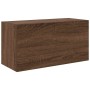 Mueble de pared baño madera ingeniería roble marrón 60x25x30cm by , bathroom vanities - Ref: Foro24-860064, Price: 44,27 €, D...