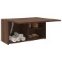 Mueble de pared baño madera ingeniería roble marrón 60x25x30cm by , bathroom vanities - Ref: Foro24-860064, Price: 44,27 €, D...