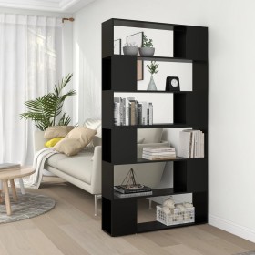 Raumteiler Bücherregal schwarz 100x24x188 cm von vidaXL, Bücherregale und Regale - Ref: Foro24-3082072, Preis: 105,46 €, Raba...