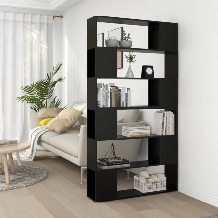Raumteiler Bücherregal schwarz 100x24x188 cm von vidaXL, Bücherregale und Regale - Ref: Foro24-3082072, Preis: 105,46 €, Raba...