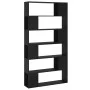Black space divider shelf 100x24x188 cm by vidaXL, Bookcases and shelves - Ref: Foro24-3082072, Price: 108,85 €, Discount: %