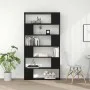 Black space divider shelf 100x24x188 cm by vidaXL, Bookcases and shelves - Ref: Foro24-3082072, Price: 108,85 €, Discount: %
