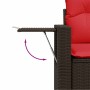 Set sofás jardín y cojines 9 pzas ratán sintético acacia gris by , Garden sets - Ref: Foro24-3326455, Price: 692,70 €, Discou...