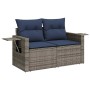 Set sofás jardín y cojines 6 pzas ratán sintético acacia negro von , Gartensets - Ref: Foro24-3326462, Preis: 461,12 €, Rabat...