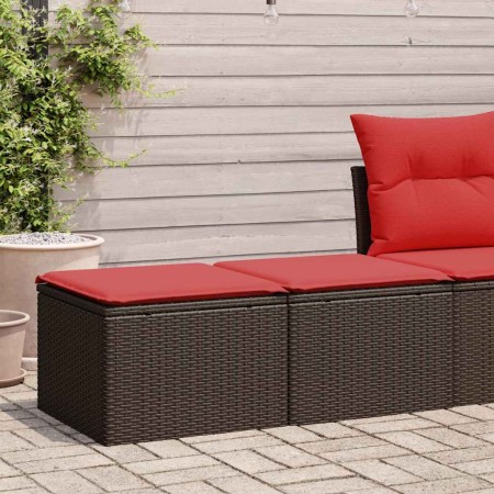 Set sofás jardín y cojines 2 pzas ratán sintético acacia marrón | Foro24.es | Tu tienda online para hogar, jardín y más Foro24.es