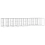 Perrera de exterior de acero galvanizado con techo 21,78 m² by vidaXL, Dog kennels and fences - Ref: Foro24-3082278, Price: 1...
