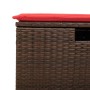 Set de sofás de jardín 9 pzas y cojines ratán sintético marrón | Foro24.es | Tu tienda online para hogar, jardín y más Foro24.es