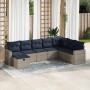 Set de sofás de jardín y cojines 8 piezas ratán sintético gris von , Gartensets - Ref: Foro24-3325437, Preis: 587,20 €, Rabat...