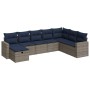 Set de sofás de jardín y cojines 8 piezas ratán sintético gris von , Gartensets - Ref: Foro24-3325437, Preis: 587,20 €, Rabat...