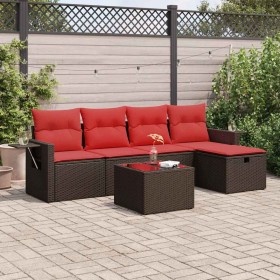 Comprar Set sofás de jardín 6 piezas y cojines
