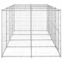 Outdoor galvanized steel dog kennel 9.68 m² by vidaXL, Dog kennels and fences - Ref: Foro24-3082284, Price: 594,05 €, Discoun...