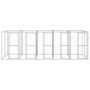 Außenzwinger aus verzinktem Stahl, 12,1 m² von vidaXL, Hundehütten und Zäune - Ref: Foro24-3082285, Preis: 809,94 €, Rabatt: %