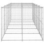 Außenzwinger aus verzinktem Stahl, 12,1 m² von vidaXL, Hundehütten und Zäune - Ref: Foro24-3082285, Preis: 809,94 €, Rabatt: %