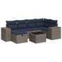Set de sofás de jardín 7 pzas con cojines ratán sintético gris | Foro24.es | Tu tienda online para hogar, jardín y más Foro24.es