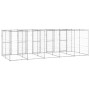 Außenzwinger aus verzinktem Stahl, 12,1 m² von vidaXL, Hundehütten und Zäune - Ref: Foro24-3082285, Preis: 809,94 €, Rabatt: %