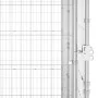 Galvanized steel outdoor kennel 12.1 m² by vidaXL, Dog kennels and fences - Ref: Foro24-3082285, Price: 773,64 €, Discount: %