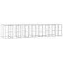 Galvanized steel outdoor kennel with roof 19.36 m² by vidaXL, Dog kennels and fences - Ref: Foro24-3082277, Price: 1,00 €, Di...