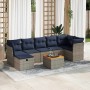 Set de sofás de jardín y cojines 8 piezas ratán sintético gris von , Gartensets - Ref: Foro24-3325771, Preis: 576,18 €, Rabat...
