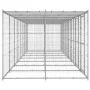 Outdoor-Zwinger aus verzinktem Stahl mit Dach, 19,36 m² von vidaXL, Hundehütten und Zäune - Ref: Foro24-3082277, Preis: 1,00 ...