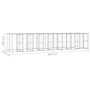 Galvanized steel outdoor kennel with roof 19.36 m² by vidaXL, Dog kennels and fences - Ref: Foro24-3082277, Price: 1,00 €, Di...